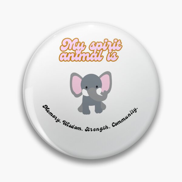 Item preview, My Spirit Animal Elephant designed and sold by Soujji-Designs.