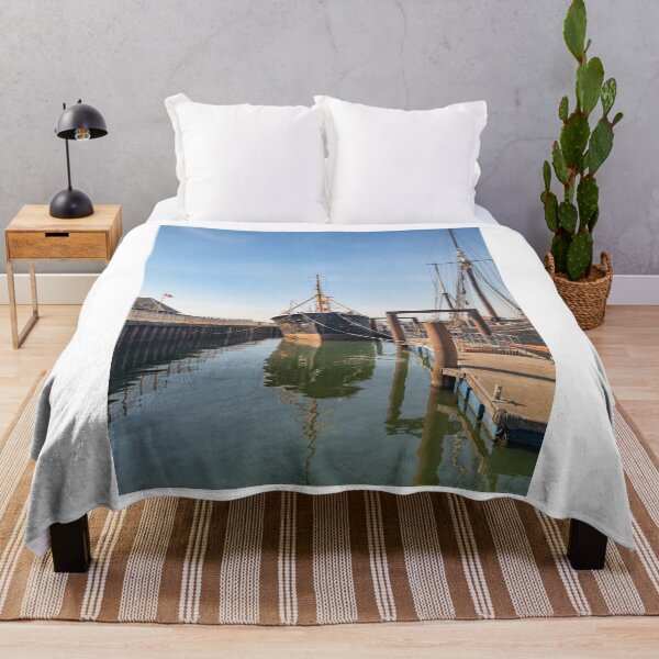 Item preview, Traditional fishing smack in the harbour designed and sold by yackers1.