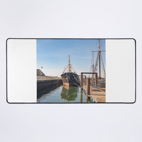 Item preview, Traditional fishing smack in the harbour designed and sold by yackers1.