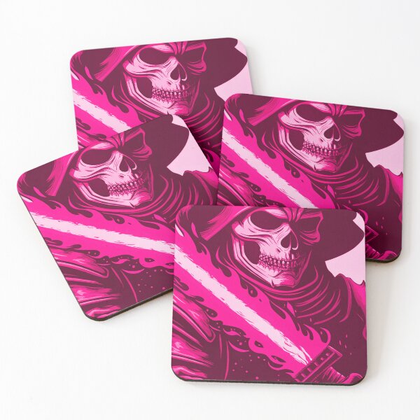 Item preview, Pink Samurai Skeleton designed and sold by JIMTOPMOY.