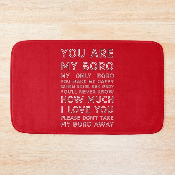 Item preview, You Are My Boro - Middlesbrough Football Club White On Red designed and sold by Logo-A-GoGo.