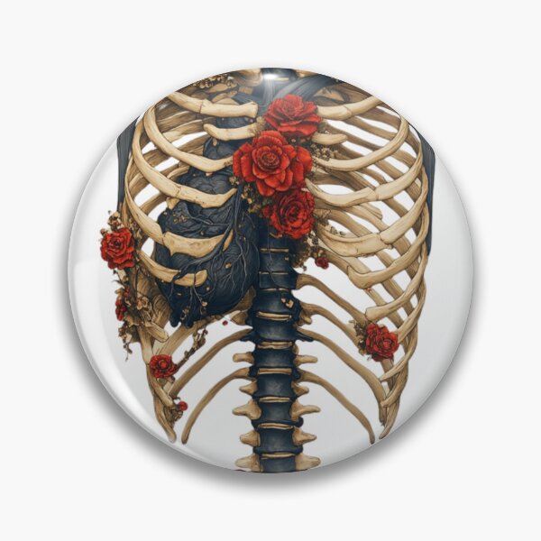 Item preview, Floral Ribcage - Anatomical Art designed and sold by Guesso.