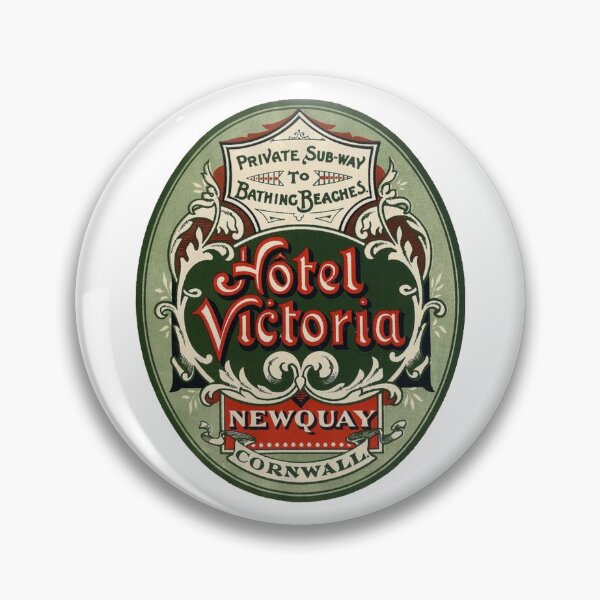 Item preview, Hotel Victoria Newquay Retro Logo designed and sold by Logo-A-GoGo.