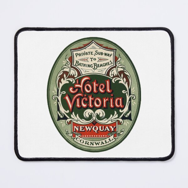 Item preview, Hotel Victoria Newquay Retro Logo designed and sold by Logo-A-GoGo.