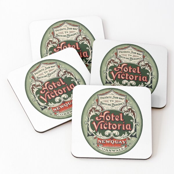 Item preview, Hotel Victoria Newquay Retro Logo designed and sold by Logo-A-GoGo.