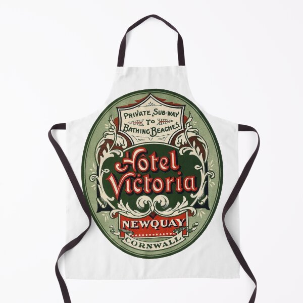 Item preview, Hotel Victoria Newquay Retro Logo designed and sold by Logo-A-GoGo.