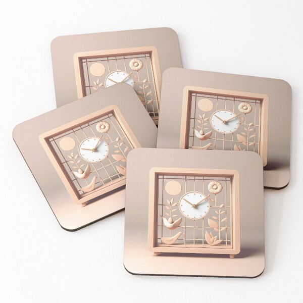 Item preview, Clock Minimalism Art Style designed and sold by artofuniverse.