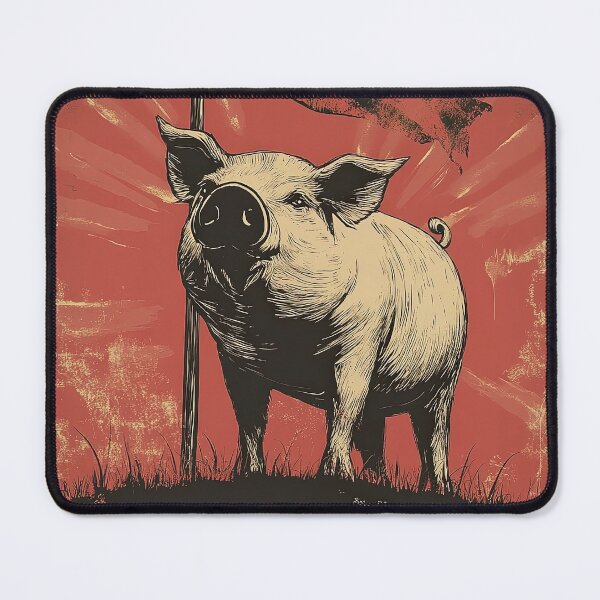Item preview, Animal Farm Propaganda-Style Poster Design designed and sold by Juuskus.