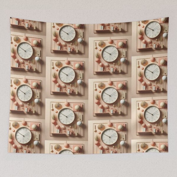 Item preview, Clock Minimalism Art Style designed and sold by artofuniverse.