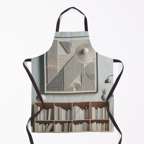 Item preview, Bookshelf Minimalism Art Style designed and sold by artofuniverse.