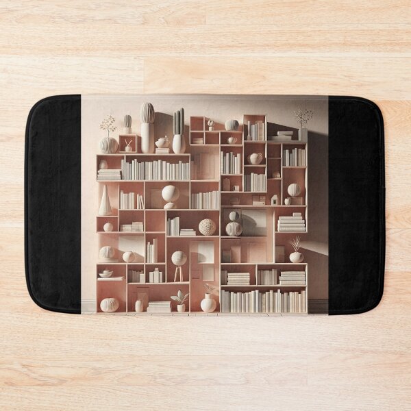 Item preview, Bookshelf Minimalism Art Style designed and sold by artofuniverse.