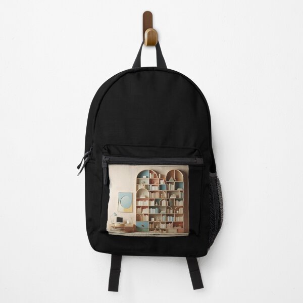 Item preview, Bookshelf Minimalism Art Style designed and sold by artofuniverse.