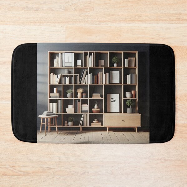 Item preview, Bookshelf Minimalism Art Style designed and sold by artofuniverse.