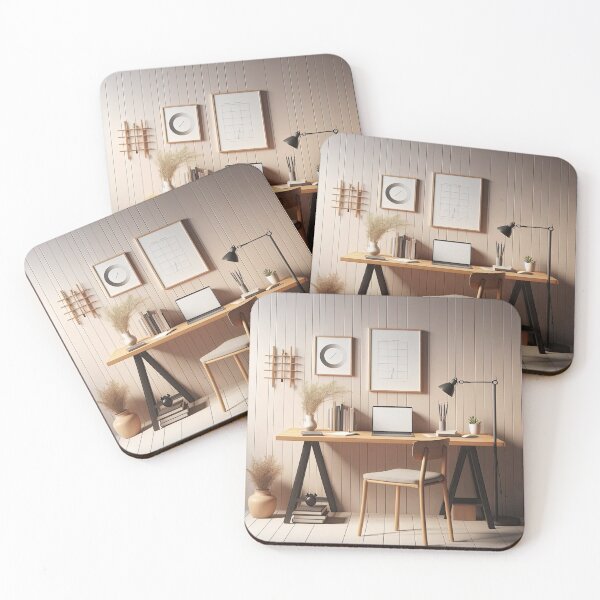 Item preview, Desk Minimalism Art Style designed and sold by artofuniverse.