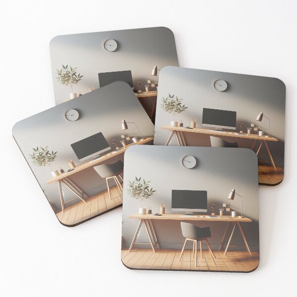 Item preview, Desk Minimalism Art Style designed and sold by artofuniverse.