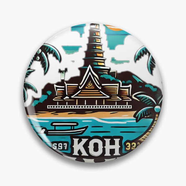 Item preview, koh samui design sticker  designed and sold by NCNGDESIGN.
