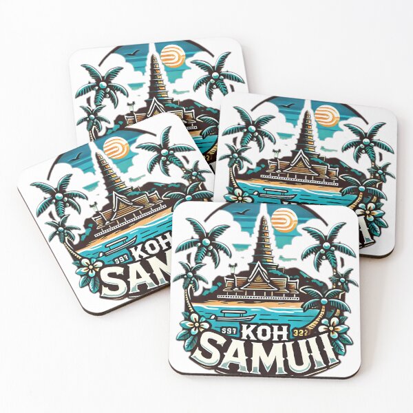 Item preview, koh samui design sticker  designed and sold by NCNGDESIGN.