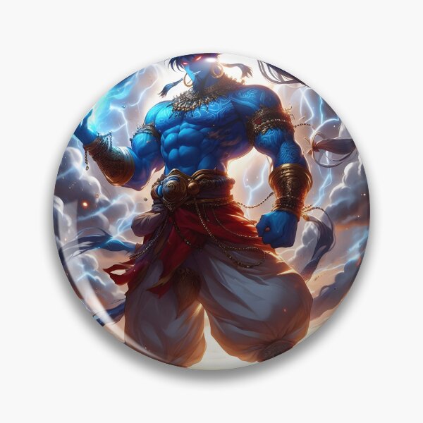 Item preview, Djinn Evil Genie of the Lamp designed and sold by GalleryBrisArt.