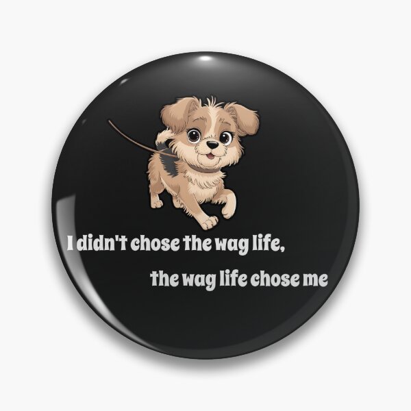 Item preview, Dog on a leash living the wag life designed and sold by JennyFinns.