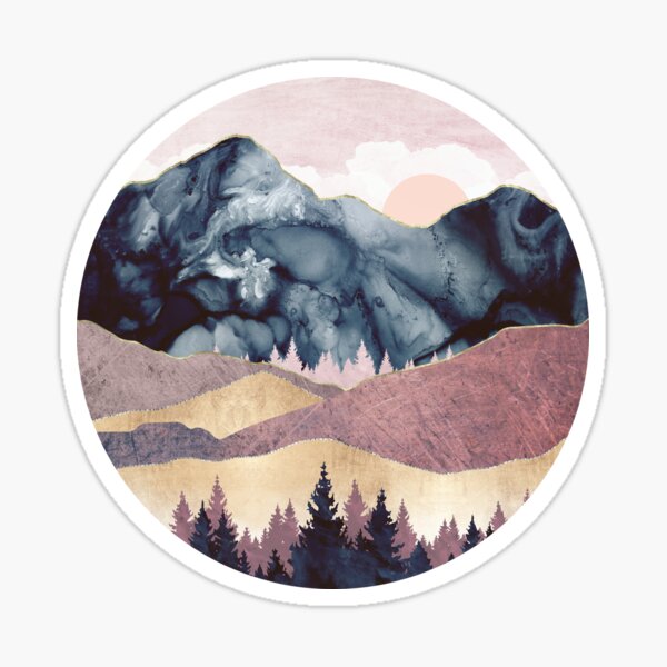 Aperçu de l'œuvre Vue mauve créée et vendue par spacefrogdesign.