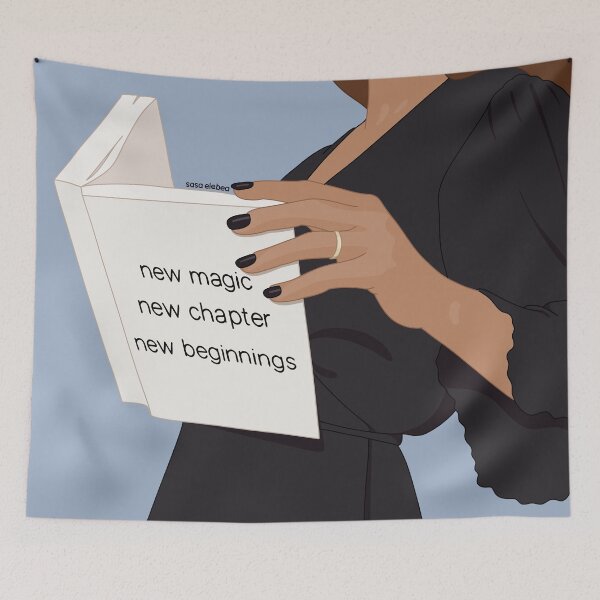 Item preview, New chapter new magic new beginnings  by Sasa Elebea designed and sold by Sabrina Brugmann.