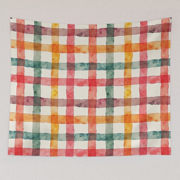 Item preview, Colorful Checks and Tartan Seamless Classic T-Shirt designed and sold by AlienTechs.