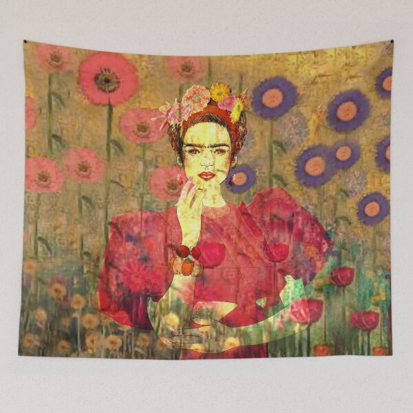 Item preview, Frida Kahlo's flowers designed and sold by GirlFromBrazil.