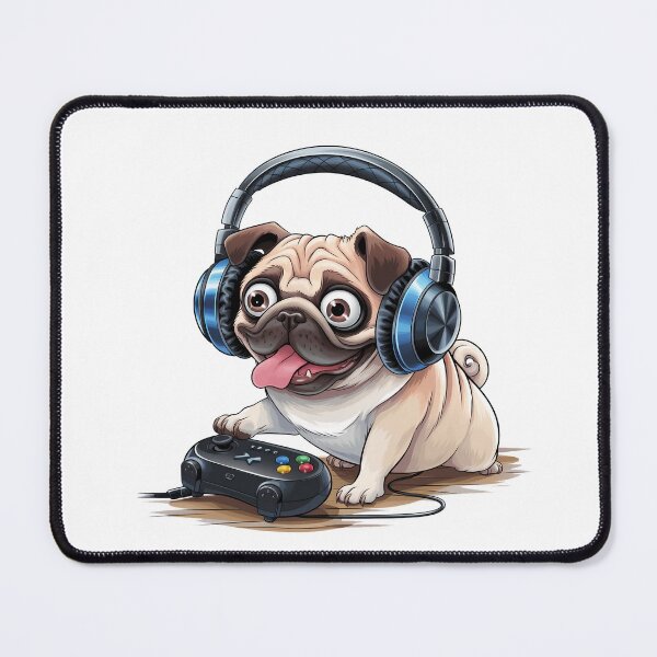 Item preview, pug is gaming designed and sold by jkrphoto.