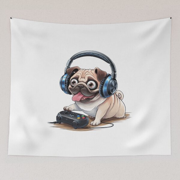 Item preview,  pug is gaming designed and sold by jkrphoto.