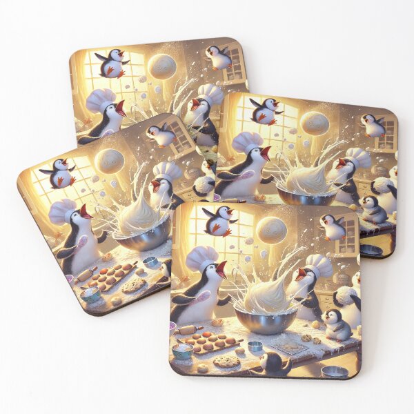 Item preview, Penguin Chefs in Chaos designed and sold by QuirkWears.