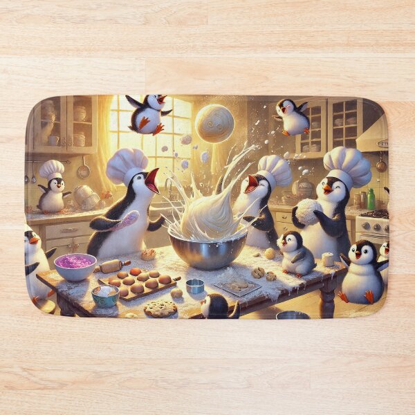 Item preview, Penguin Chefs in Chaos designed and sold by QuirkWears.