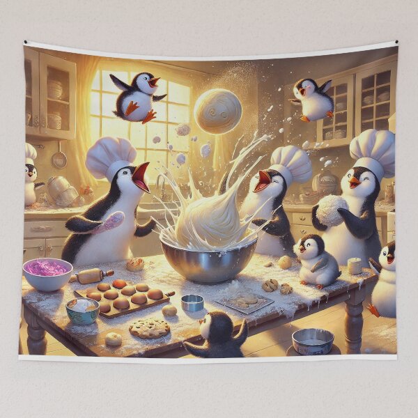 Item preview, Penguin Chefs in Chaos designed and sold by QuirkWears.