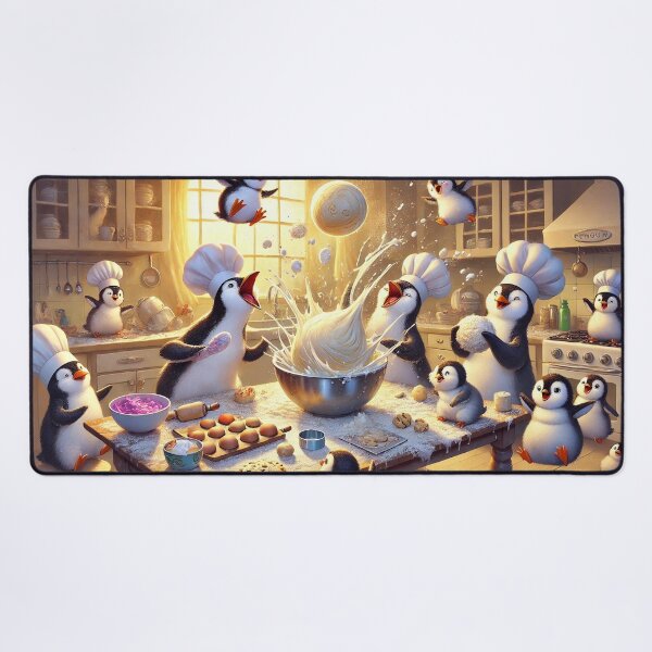 Item preview, Penguin Chefs in Chaos designed and sold by QuirkWears.