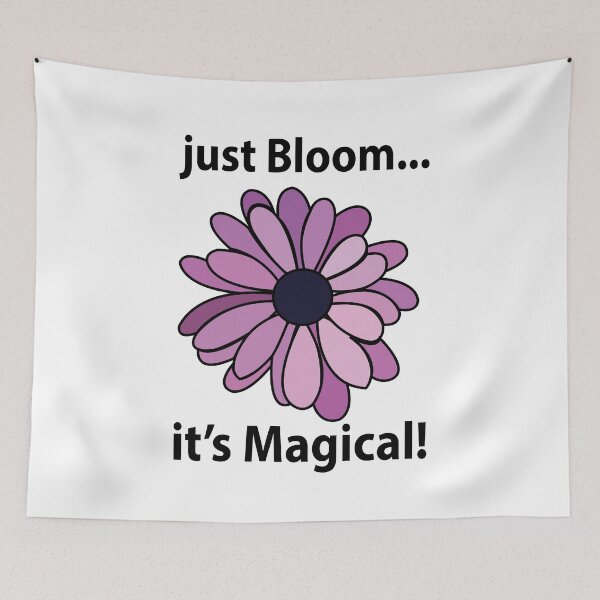 Item preview, Magical Purple Flower Just Bloom Its Magical designed and sold by Nisha Prabhu.