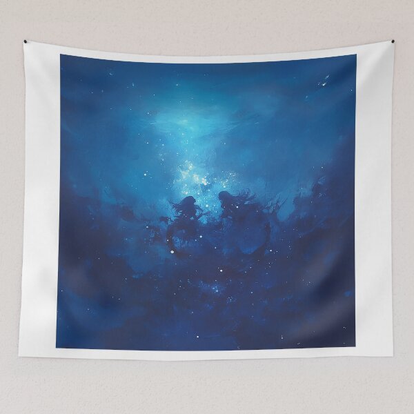 Item preview, Silhouette of Mermaids Underwater designed and sold by Christian Weiss.