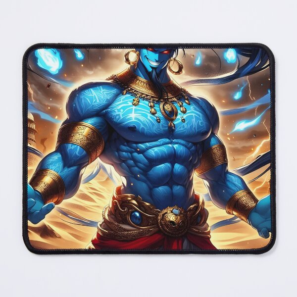 Item preview, Evil Genie Lamp Djinn designed and sold by GalleryBrisArt.