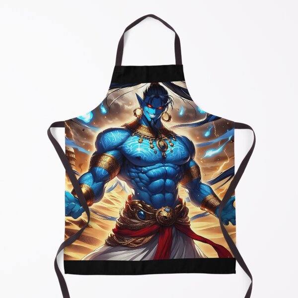 Item preview, Evil Genie Lamp Djinn designed and sold by GalleryBrisArt.