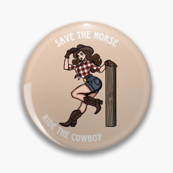 Item preview, Save the Horse Ride the Cowboy designed and sold by Snail&co studios.