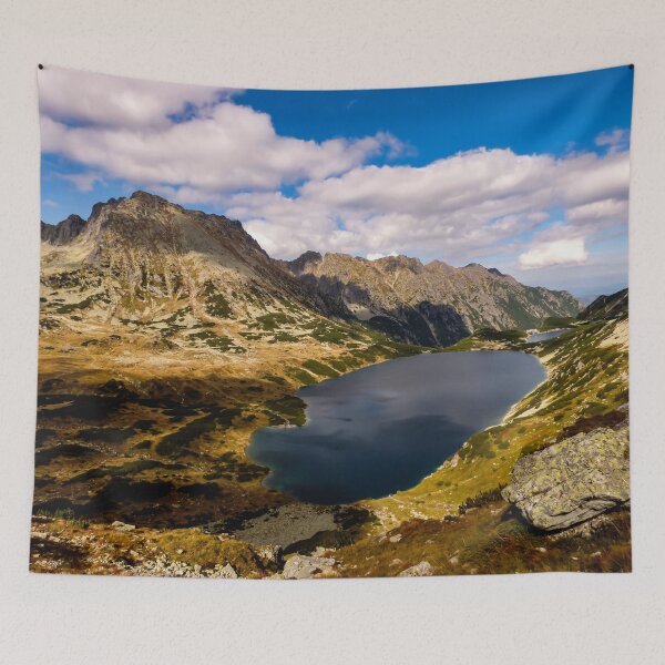 Item preview, Mountain Lake in the High Tatras – Serene Polish Landscape Photography designed and sold by MajikFlower.