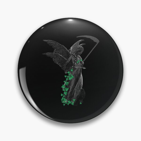 Item preview, Angel Statue canvas structure Goth, raven, christmas gift goth, wonderful gothic art designed and sold by Kirei-Lily.