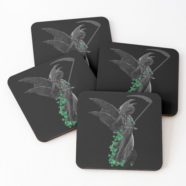 Item preview, Angel Statue canvas structure Goth, raven, christmas gift goth, wonderful gothic art designed and sold by Kirei-Lily.