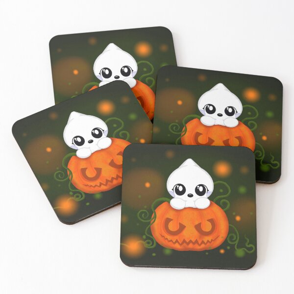 Item preview, cute ghost in pumpkin designed and sold by Pezi-Creation.