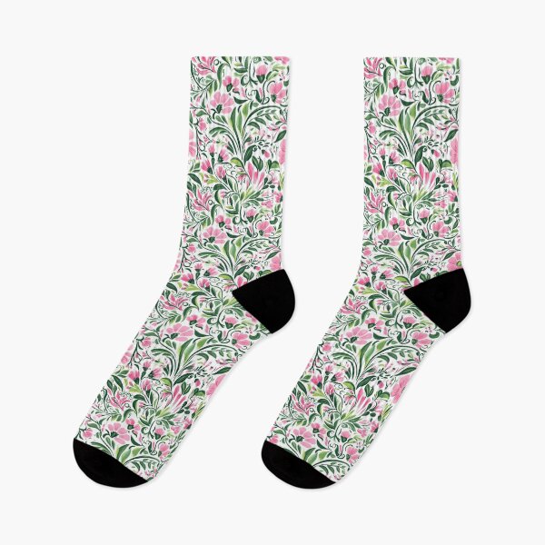 Aperçu de l'œuvre Floral rose et vert créée et vendue par vialgames.