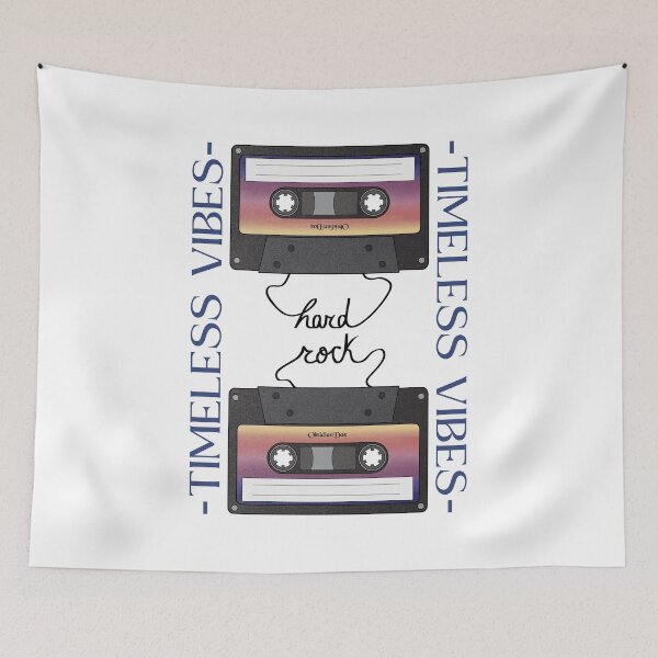 Item preview, Timeless Retro Vintage Music Hard Rock Tape Cassette  designed and sold by ObsidianDaz.