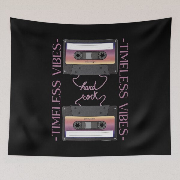 Item preview, Timeless Retro Vintage Music Hard Rock Tape Cassette  designed and sold by ObsidianDaz.