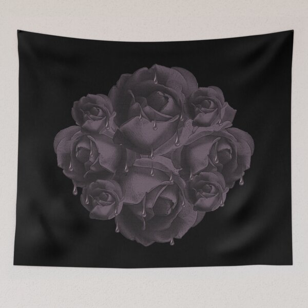 Item preview, dark rose design, goth roses, beautiful goth fashion designed and sold by Kirei-Lily.