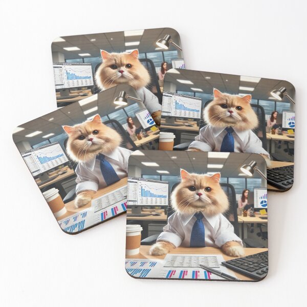 Item preview, Ill-Tempered Cat Office Worker v2 designed and sold by iMIGHTwearTHAT.