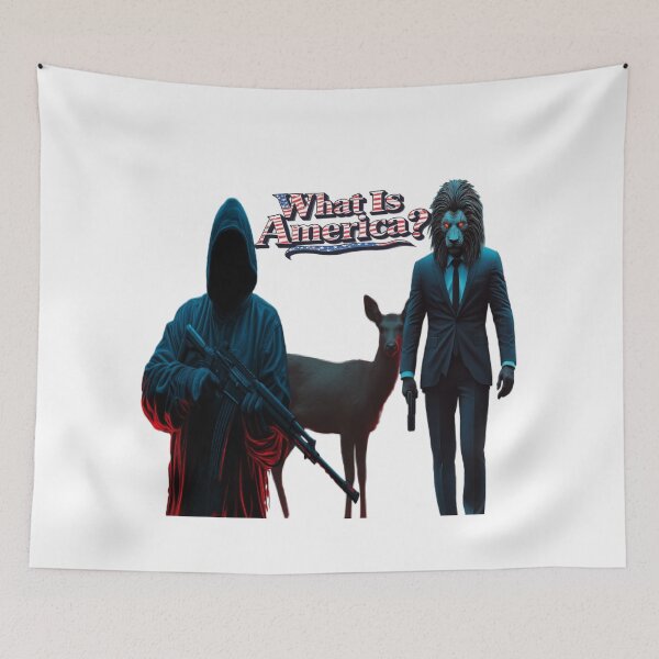 Item preview, What Is America? - Masks and Truths designed and sold by TheLionWithAMic.