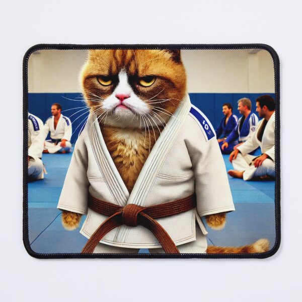 Item preview, Ill-Tempered Cat BJJ v2 designed and sold by iMIGHTwearTHAT.