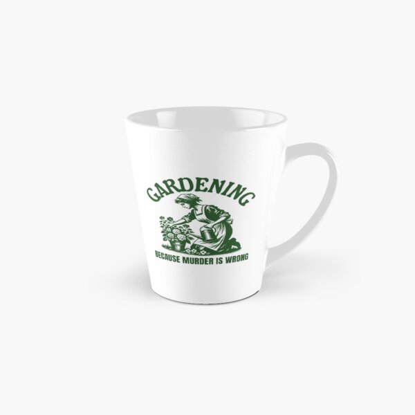 Item preview, Vintage Gardener Mom Gardening Because Murder Is Wrong designed and sold by TeeWizzard.
